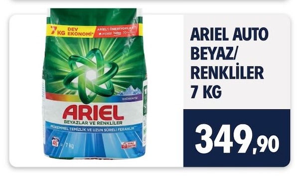Ariel Auto Beyaz/ Renkliler 7 Kg