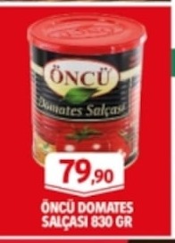 Öncü Domates Salçasi 830 Gr