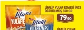 Lifalif Yulaf Ezmesi İnce Öğütülmüş 350 Gr