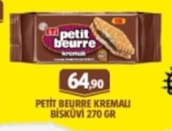 Eti Petit Beurre Kremalı Bisküvi 270 Gr