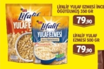 Lıfalıf Yulaf Ezmesi İnce Öğütülmüş 350 Gr