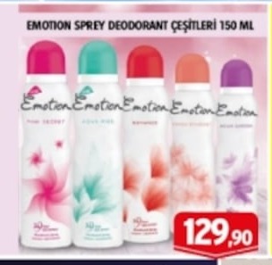 Emotion Sprey Deodorant Çeşitleri 150 Ml