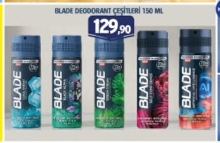 Blade Deodorant Çeşitleri 150 Ml