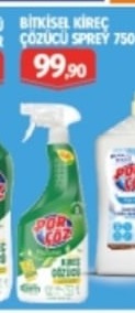 Porçöz Bitkisel Kireç Çözücü Sprey 750 Ml