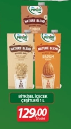 Pinar Nature Blend Bitkisel İçecek Çeşitleri 1 L