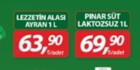 Lazzettin Alasi Ayran 1 L
