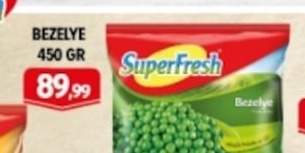 Superfresh Bezelye 450 Gr