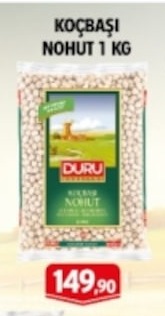 Duru Koçbaşı Nohut 1Kg