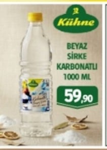 Kuhne Beyaz Sirke Karbonatli 1000 Ml