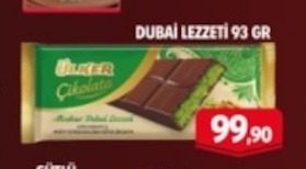 Ülker Çikolata Dubai Lezzeti 93 Gr