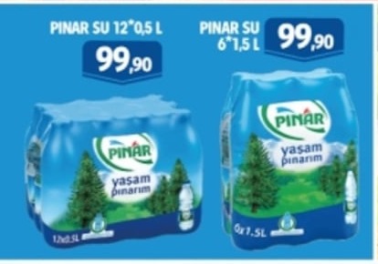 Pınar Su 12X0,5 L