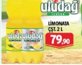 Uludağ Limonata Çeşitleri 2 L