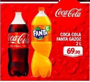 Coca Cola Fanta Gazoz 2 L