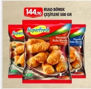 Superfresh Rulo Börek Çeşitleri 500 Gr