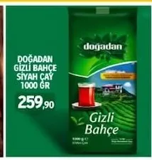 Doğadan Gizli Bahçe Siyah Çay 1000 Gr