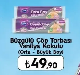 Parex Büzgülü Çöp Torbası Vanilya Kokulu (Orta - Büyük Boy)