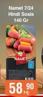 Namet 7/24 Hindi Sosis 140 Gr