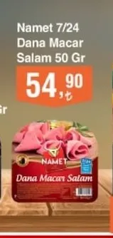 Namet 7/24 Dana Macar Salam 50 Gr