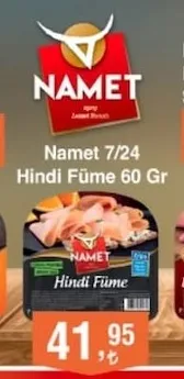 Namet 7/24 Hindi Füme 60 Gr