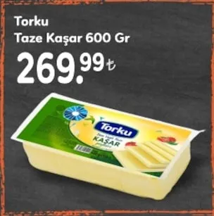 Torku Taze Kaşar 600 Gr