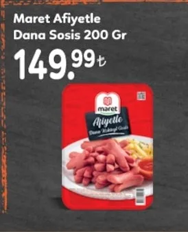 Maret Afiyetle Dana Sosis 200 Gr