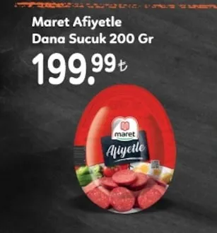 Maret Afiyetle Dana Sucuk 200 Gr