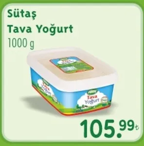 Sütaş Tava Yoğurt 1000 G