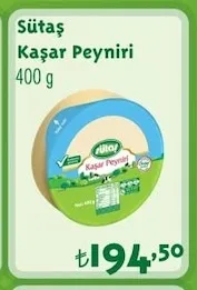 Sütaş Kaşar Peyniri 400 G