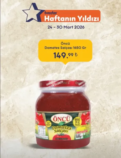 Öncü Domates Salçası 1650 Gr