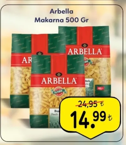 Arbella Makarna 500 Gr
