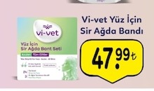 Vi-Vet Yüz Için Sir Ağda Bandı