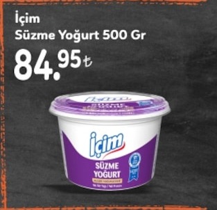 Içim Süzme Yoğurt 500 Gr