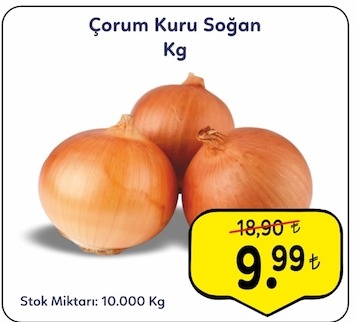 Çorum Kuru Soğan Kg