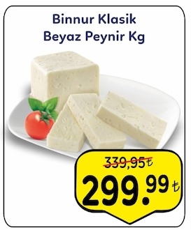 Binnur Klasik Beyaz Peynir Kg