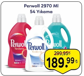 Perwoll 2970 Ml 54 Yıkama