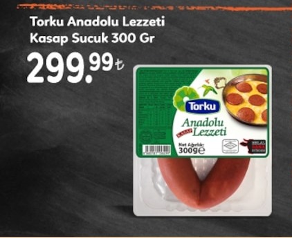 Torku Anadolu Lezzeti Kasap Sucuk 300 Gr