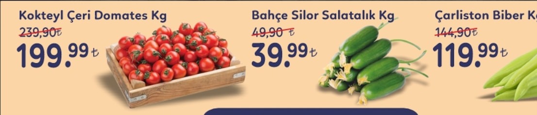 Kokteyl Çeri Domates Kg