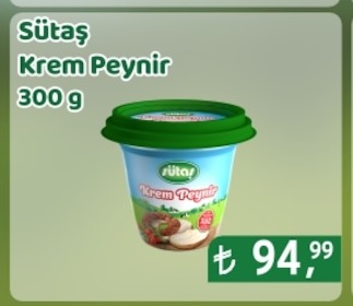 Sütaş Krem Peynir 300 G