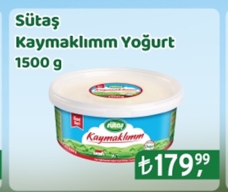 Sütaş Kaymaklım Yoğurt 1500 G