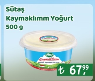 Sütaş Kaymaklım Yoğurt 500 G