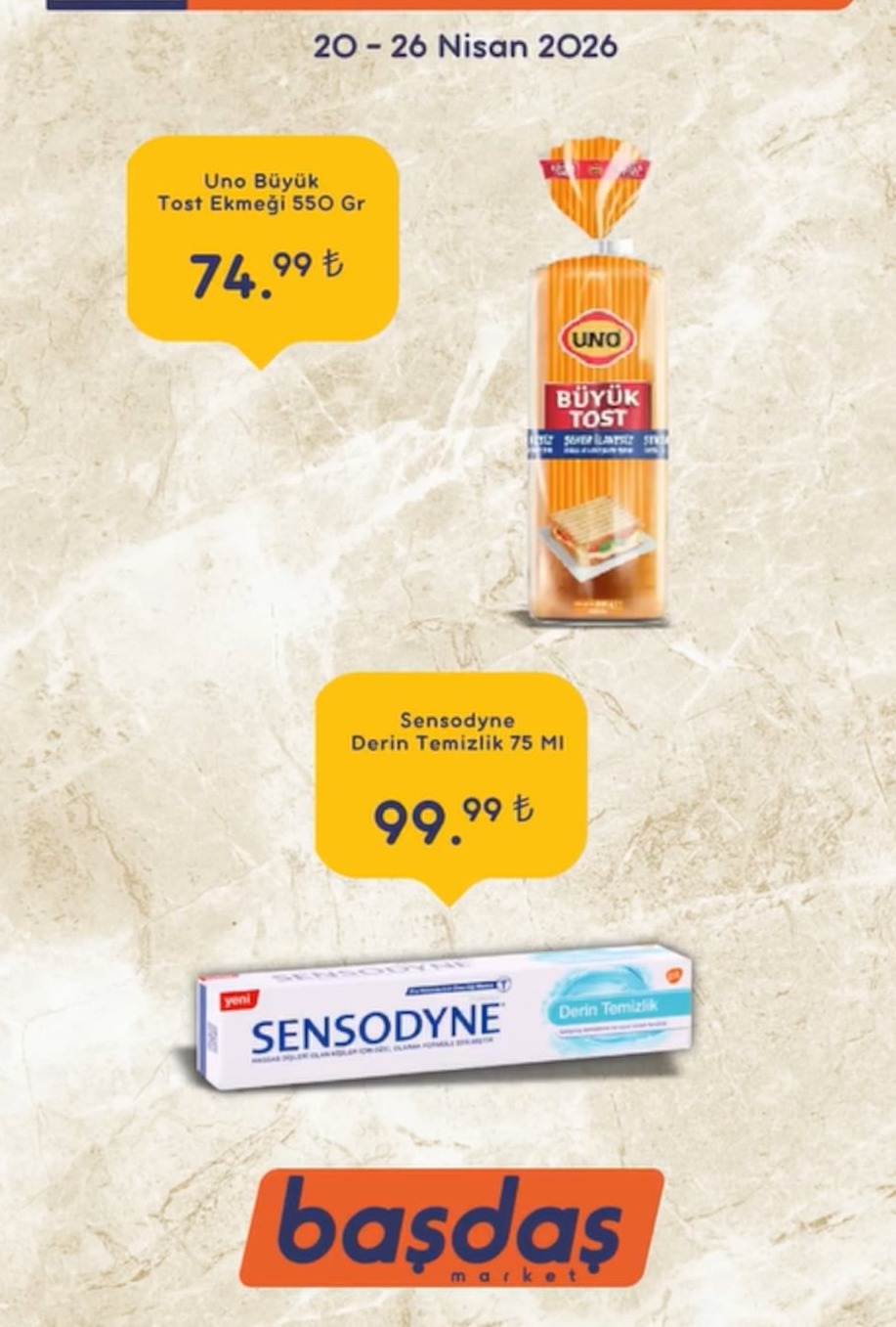 Uno Büyük Tost Ekmeği 550 Gr