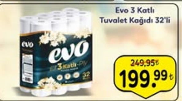 Evo 3 Katli Tuvalet Kagitdi 32'Li