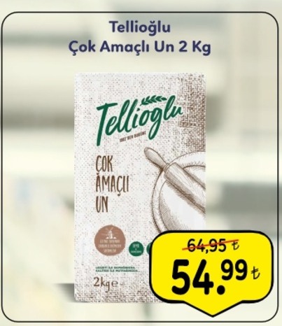 Tellioglu Çok Amaçlı Un 2 Kg