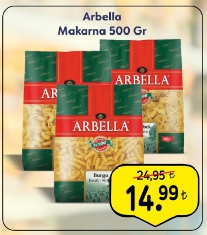 Arbella Makarna 500 Gr