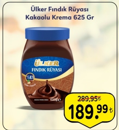 Ülker Fındık Rüyası Kakaolu Krema 625 Gr