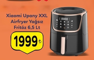 Xiaomi Upany Xxl Airfryer Yağsız Fritöz 6,5 Lt
