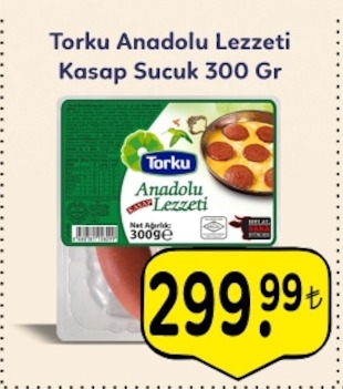 Torku Anadolu Lezzeti Kasap Sucuk 300 Gr