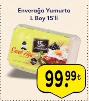 Enverağa Yumurta L Boy 15'Li
