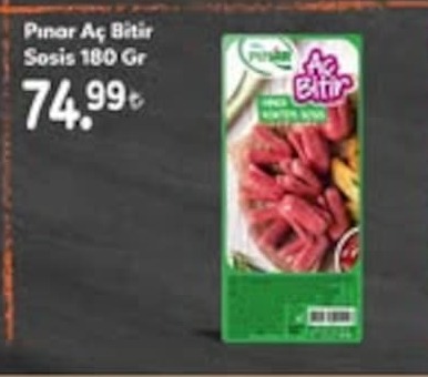 Pinar Aç Bitir Sosis 180 Gr