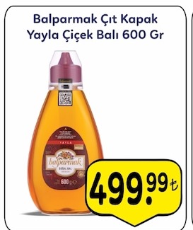 Balparmak Çıt Kapak Yayla Çiçek Balı 600 Gr